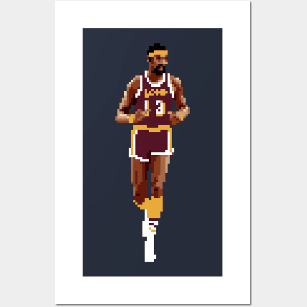 Wilt Chamberlain Pixel Wall Art by qiangdade